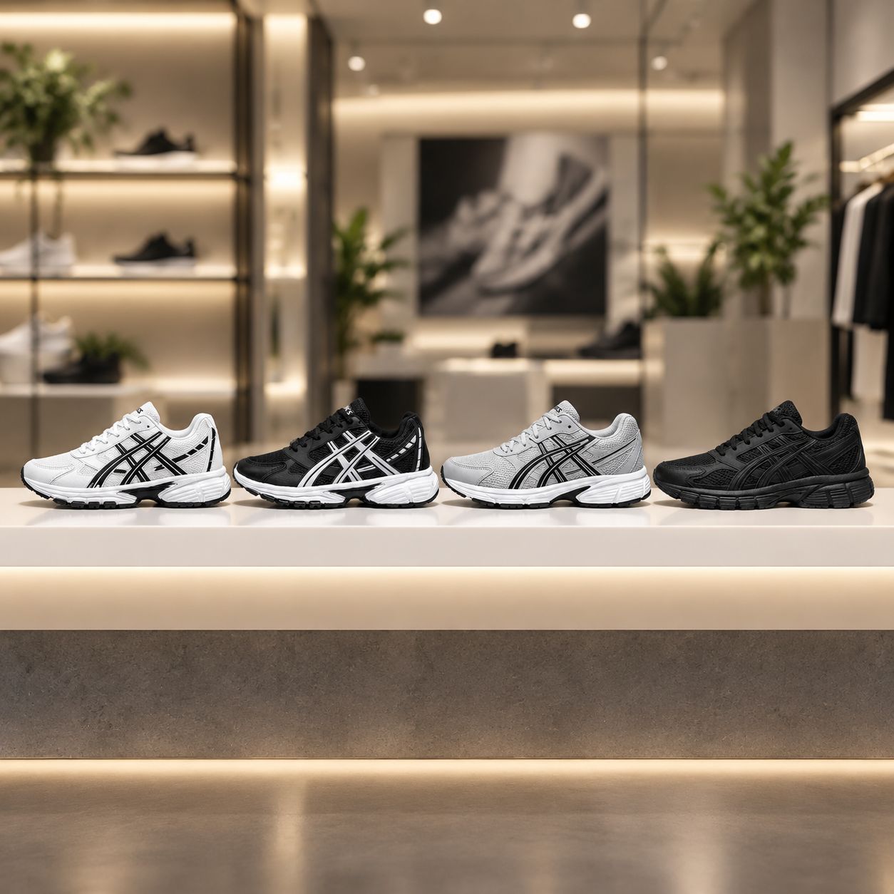کفش ورزشی Asics مردانه مدل Arian-سفید