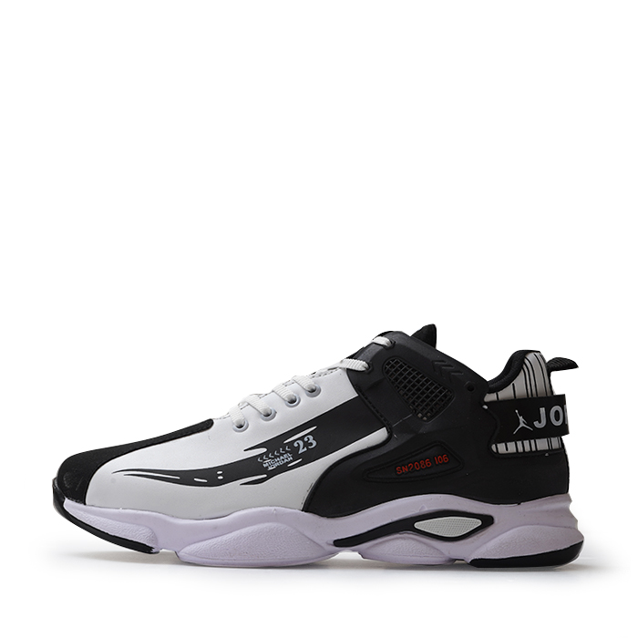 کفش ورزشی مردانه jordan سفید مشکی مدل 23