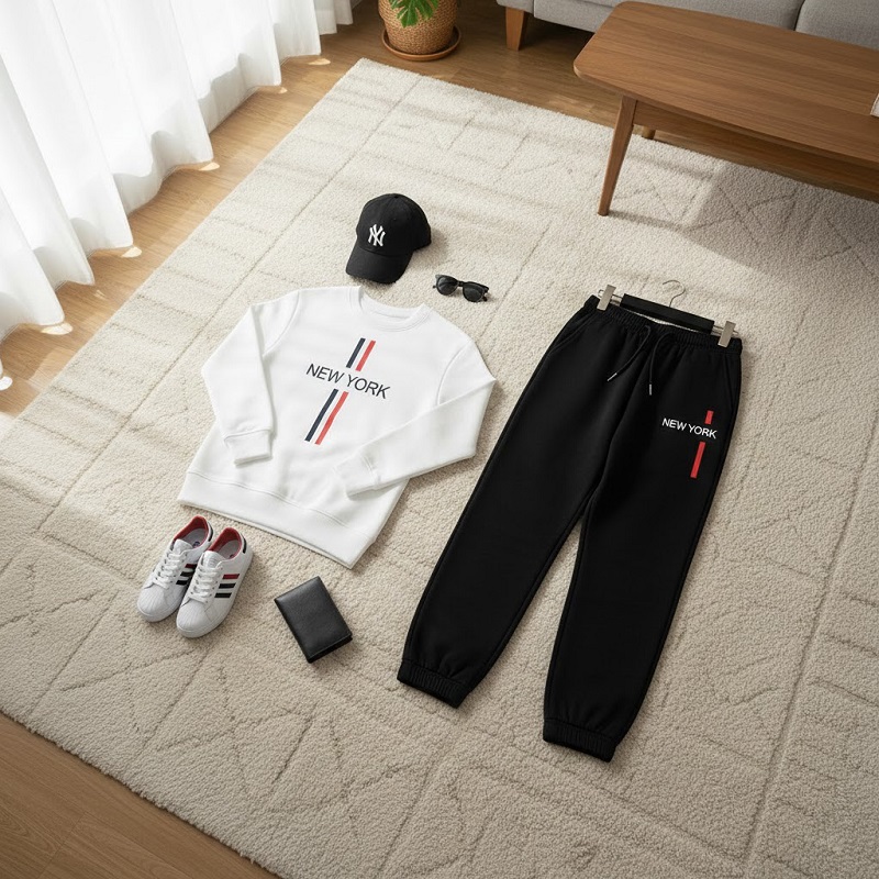 ست مردانه دورس و شلوار new york-چند رنگ